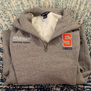 syracuse whitman quarter-zip sweatshirt